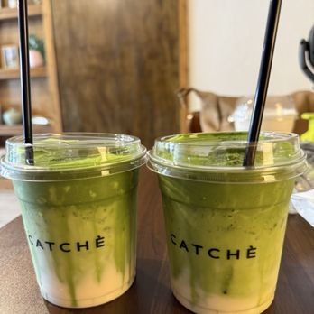 Catche Desserts & Cafe - Jasmine matcha cloud with milk tea - Cafes Near Me - Orlando, Florida Catche Desserts & Cafe - Jasmine matcha cloud with milk tea - Cafes Near Me - Orlando, Florida