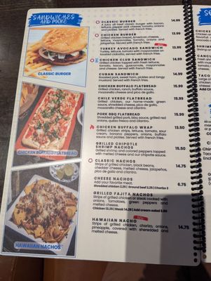 Menu photo 4 Fronteras Columbus, OH
