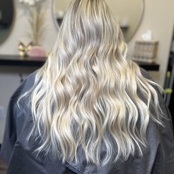 Green Rose Beauty - Bright cool Rooted blonde with one row of IBE® - Hair Salons Near Me - Diamond Bar, California Green Rose Beauty - Bright cool Rooted blonde with one row of IBE® - Hair Salons Near Me - Diamond Bar, California