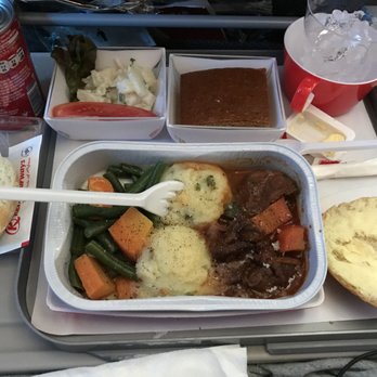 Kenya Airways - 2nd meal - Stew - Airlines Near Me - Schiphol, New Hampshire