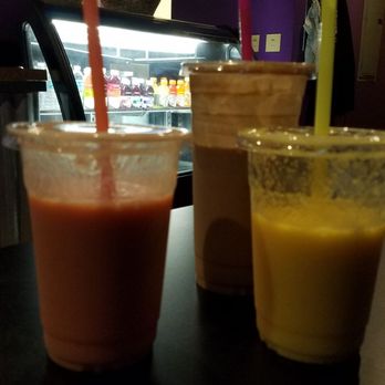 Smoothie Time - Pink Panther, Sarai Surprise, and Peanut Butter Protein smoothies. There's also refrigerated drinks and a light brunch menu - Juice Bars & Smoothies Near Me - Tallahassee, Florida Smoothie Time - Pink Panther, Sarai Surprise, and Peanut Butter Protein smoothies. There's also refrigerated drinks and a light brunch menu - Juice Bars & Smoothies Near Me - Tallahassee, Florida