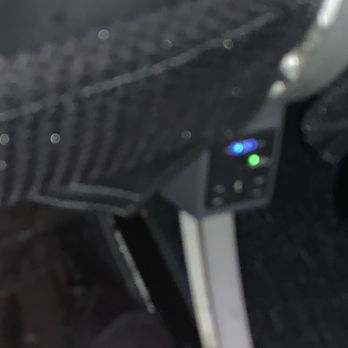 JetBlue - Charger between the seats 2021 - Airlines Near Me - Fort Lauderdale, Florida