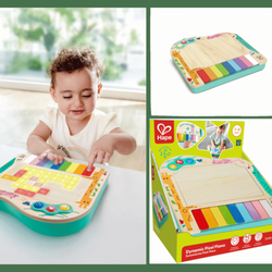 Goodies & Giggles Toy Store - Hape Pixel Piano Amaze curious babies and teach clever toddlers with a light up piano that grows with them through different ...