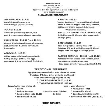 Tout De Suite Cafe - Menu. - Coffee & Tea Near Me - New Orleans, Louisiana Tout De Suite Cafe - Menu. - Coffee & Tea Near Me - New Orleans, Louisiana