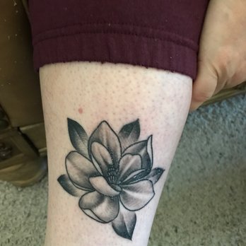 Atomic Tattoo - My beautiful black/white magnolia by Lance - Tattoo Near Me - Shreveport, Louisiana Atomic Tattoo - My beautiful black/white magnolia by Lance - Tattoo Near Me - Shreveport, Louisiana