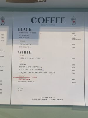 Menu photo 1 Sunny M Specialty Coffee & Tea Richmond, BC Menu photo 1 Sunny M Specialty Coffee & Tea Richmond, BC