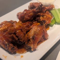 The Reef Seafood & Steak Restaurant - Traditional Bone-In Wings (10pc) - sweet Thai chili sauce