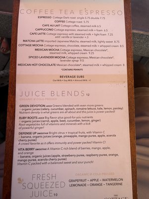 Menu photo 8 The Cottage La Jolla La Jolla, CA Menu photo 8 The Cottage La Jolla La Jolla, CA