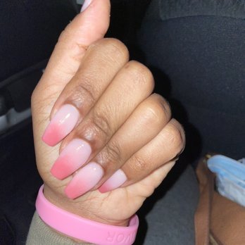 Nail Time Spa - Eddie full set ombré sns on medium length coffin shaped nail - Nail Salons Near Me - Chamblee, Georgia Nail Time Spa - Eddie full set ombré sns on medium length coffin shaped nail - Nail Salons Near Me - Chamblee, Georgia