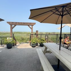 The Cafe On The Beach - Entrance to beach, with outdoor seating nearby