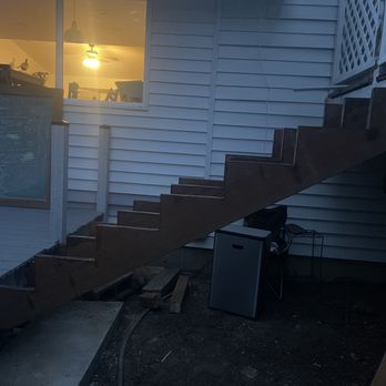 Burrell Construction - Custom cut stair stringers - Tiling Near Me Burrell Construction - Custom cut stair stringers - Tiling Near Me