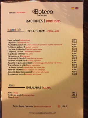 Menu photo 3 O Boteco Santiago de Compostela, C
