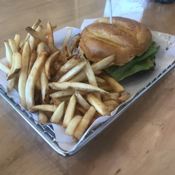 Smashburger - BLACK BEAN SMASH with FRENCH FRIES - Burgers Near Me - Schaumburg, Illinois