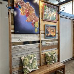 Local artisan shops and artwork