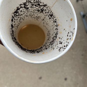 McDonald's - Coffee cup full of coffee grounds. - Fast Food Near Me - Ontario, California McDonald's - Coffee cup full of coffee grounds. - Fast Food Near Me - Ontario, California