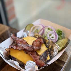 Al's Beef - Keto style double with bacon