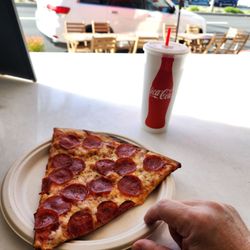 Johnny's The Bronx Pizza - Checking in for a slice.