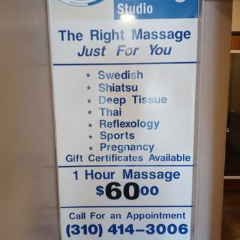 Just Massage Studio - Prices and types - Massage Near Me - El Segundo, California Just Massage Studio - Prices and types - Massage Near Me - El Segundo, California