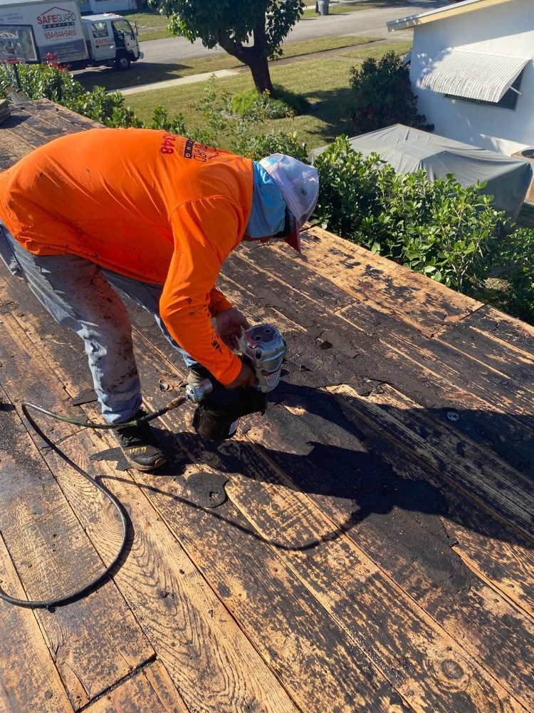 Slide of Safeguard Roofing