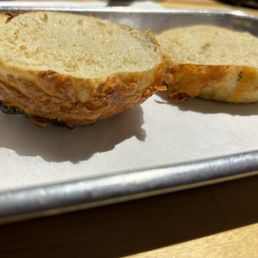 Jalapeño cheddar bagel, plain Jalapeño cheddar bagel, plain
