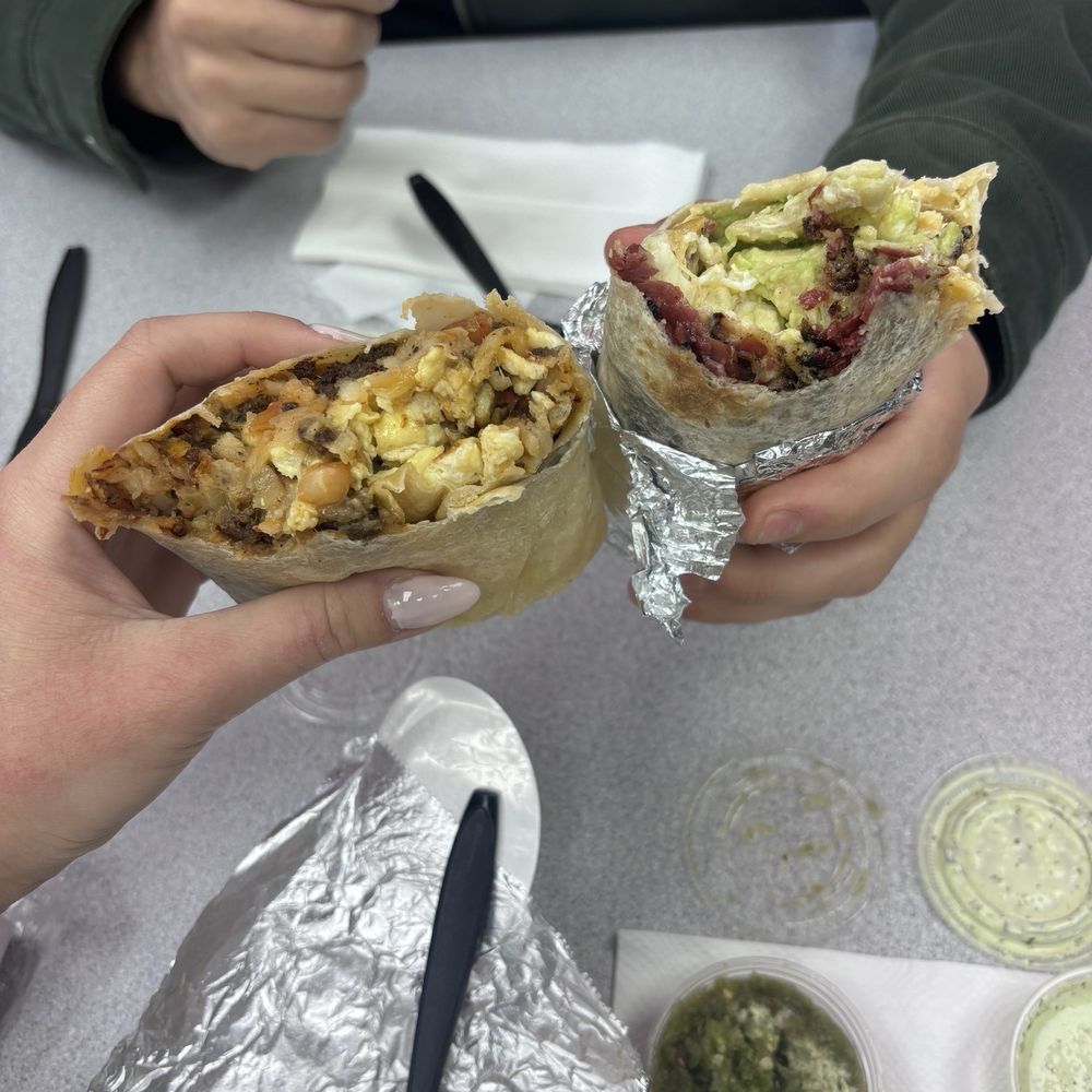 Bread & Breakfast - Burbank - Soujouk Burrito Pastrami Breakfast Burrito - Breakfast & Brunch Near Me - Burbank, California Bread & Breakfast - Burbank - Soujouk Burrito Pastrami Breakfast Burrito - Breakfast & Brunch Near Me - Burbank, California