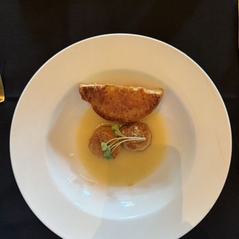 Omaniku - Seared Scallop, Truffle Butter, Cheese Bread and Sprouts - Asian Fusion Near Me - San Gabriel, California