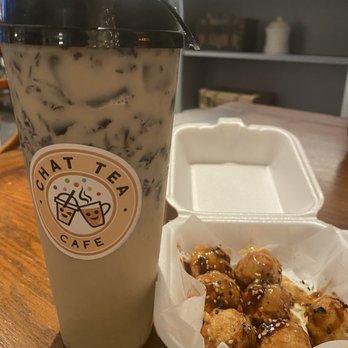 Chat Tea - Ontario - Fried Squid Balls Taro Milk Tea - Coffee & Tea Near Me - Ontario, California Chat Tea - Ontario - Fried Squid Balls Taro Milk Tea - Coffee & Tea Near Me - Ontario, California