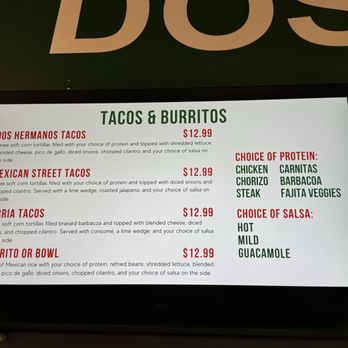 Dos Hermanos - Polaris - Menu board - Mexican Near Me - Columbus, Ohio Dos Hermanos - Polaris - Menu board - Mexican Near Me - Columbus, Ohio