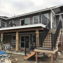 CRS Renovations And Design - Deck and railing in Kalispell