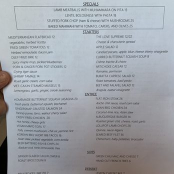 Duet - Menu - Seafood Near Me - Tulsa, Oklahoma