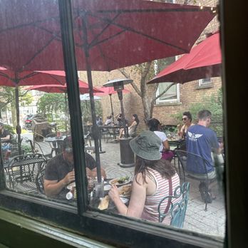 Iron Gate Cafe - We sat inside and had a great view of the awesome patio - Cafes Near Me - Albany, New York Iron Gate Cafe - We sat inside and had a great view of the awesome patio - Cafes Near Me - Albany, New York