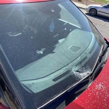 Auto Glass Clinic - Before - Windshield Installation & Repair Near Me