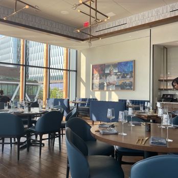 Gordon Ramsay Hell's Kitchen - Upstairs on the blue side of the restaurant - views of the river & Warf - Desserts Near Me - Washington, DC, District of Columbia