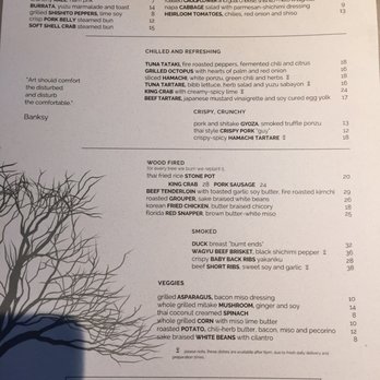 Kyu - Food portion of the menu - Asian Fusion Near Me - Miami, Florida Kyu - Food portion of the menu - Asian Fusion Near Me - Miami, Florida