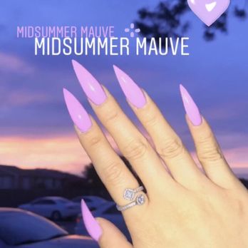 DKM Nails - Color is called magical mauve - Nail Salons Near Me - Houston, Texas