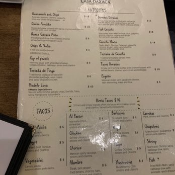 Casa Oaxaca - Menu - Mexican Near Me - Bethesda, Maryland Casa Oaxaca - Menu - Mexican Near Me - Bethesda, Maryland