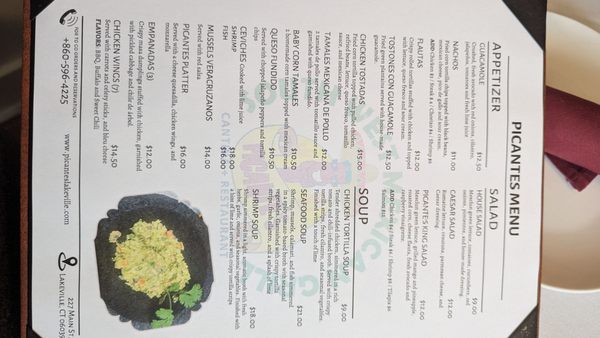 Menu photo 4 Lakeville Mexican Grill Salisbury, CT Menu photo 4 Lakeville Mexican Grill Salisbury, CT