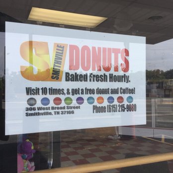 Smithville Donuts - We are open from 5:30-6:00 p.m. Monday -Saturday - Donuts Near Me - Smithville, Tennessee Smithville Donuts - We are open from 5:30-6:00 p.m. Monday -Saturday - Donuts Near Me - Smithville, Tennessee