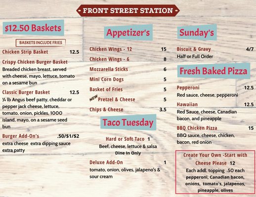 Menu photo 1 Front Street Station Salem, OR Menu photo 1 Front Street Station Salem, OR