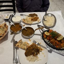 Our dinner spread!