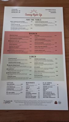 Menu photo 8 Sunny Hyde Up Visalia, CA