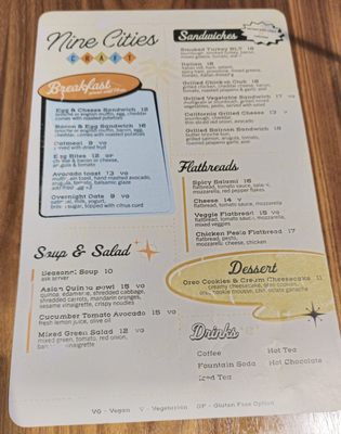 Menu photo 3 Nine Cities Craft Palm Springs, CA
