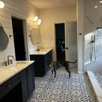 Envision Home Remodel - Wonderful work with the tiles and cabinets too. Doggie not included :) - General Contractors Near Me - Round rock, Texas Envision Home Remodel - Wonderful work with the tiles and cabinets too. Doggie not included :) - General Contractors Near Me - Round rock, Texas