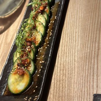 Sushi San - Chili Crunch Cucumber - Sushi Bars Near Me - Nashville, Tennessee Sushi San - Chili Crunch Cucumber - Sushi Bars Near Me - Nashville, Tennessee