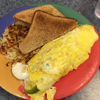 Cosmic Omelet - Vegetarian omelet, cosmic style with hash browns and wheat toast. - Breakfast & Brunch Near Me - Manchester, Connecticut Cosmic Omelet - Vegetarian omelet, cosmic style with hash browns and wheat toast. - Breakfast & Brunch Near Me - Manchester, Connecticut