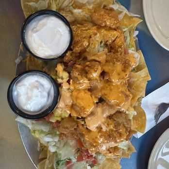 Nacho Hippo - Bangin' Shrimp Nachos (shareable) - Mexican Near Me - North Myrtle Beach, South Carolina