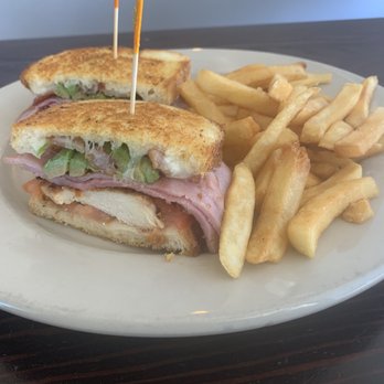 Star Restaurant - a sandwich and french fries on a plate - American Near Me - Novato, California Star Restaurant - a sandwich and french fries on a plate - American Near Me - Novato, California