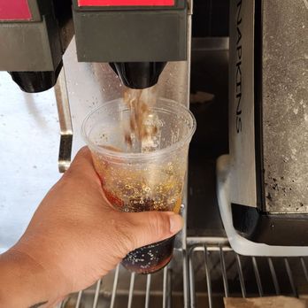 McDonald's - Soda machine sprays soda does not work right - Fast Food Near Me - Brady, Texas