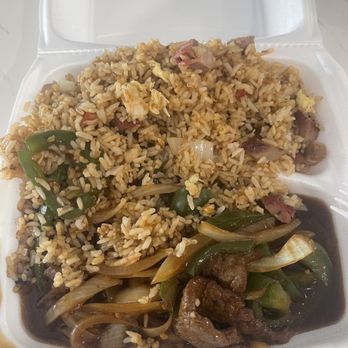 Kon Chau Restaurant - Pepper steak lunch plate - Dim Sum Near Me - Miami, Florida Kon Chau Restaurant - Pepper steak lunch plate - Dim Sum Near Me - Miami, Florida