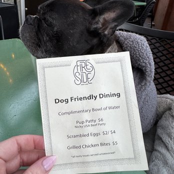 Fireside - Pup menu - New American Near Me - Portland, Oregon